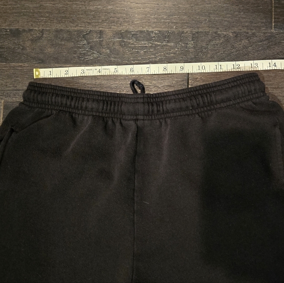 Victoria's Secret PINK Oversized Sweatpants - Black w/White Lettering -SZ XSmall - Picture 4 of 6